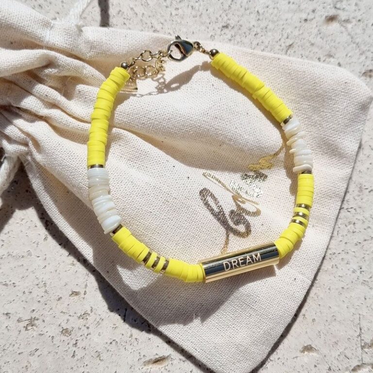 Bracelet Surf Killian Jaune