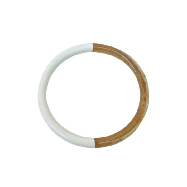 Bracelet corne de buffle blanc