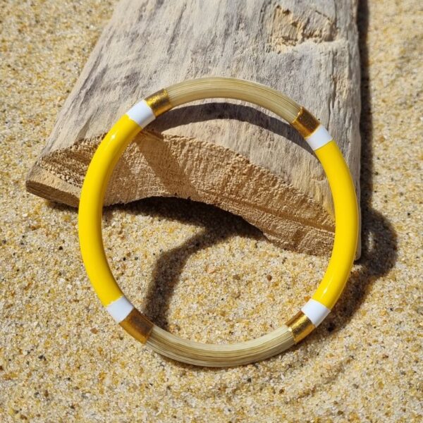bracelet corne de buffle trio lemon