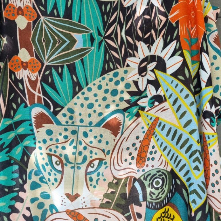 etole carré panthere et toucan