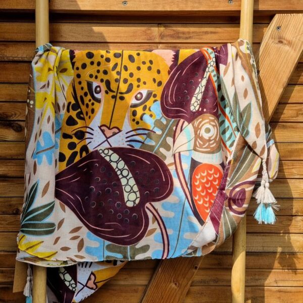 etole carré panthere et toucan