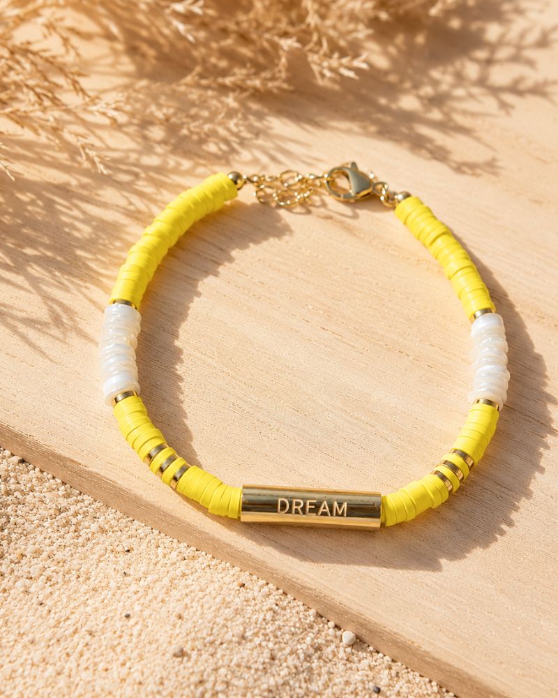 bracelet surf killian jaune