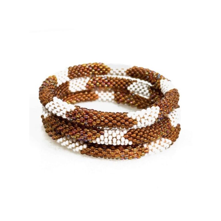 Bracelet népalais camel