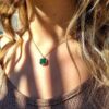 collier loyd agate verte bohm paris