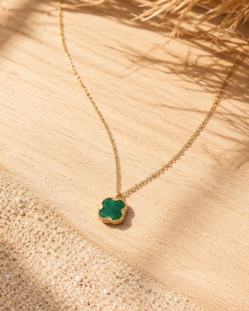 collier lloyd agate verte