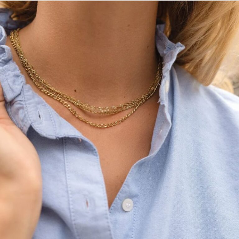 collier acier 5 rangs bohm paris