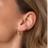 boucles d'oreilles forme losange