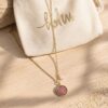 collier emllo rhodonite collier emllo rhodonite
