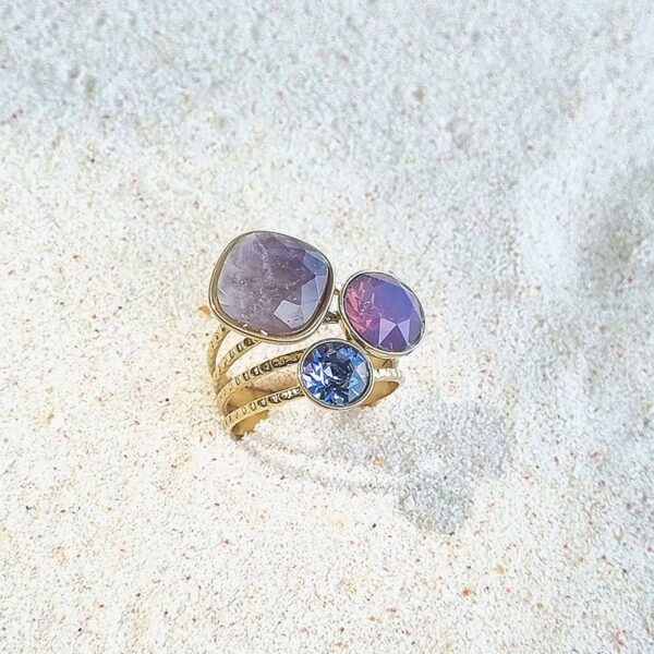 Bague Trilogie Améthyste