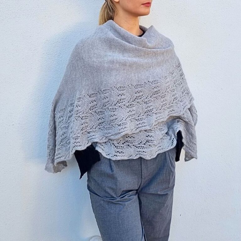 etole laine mohair gris perle