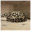 Ceinture cuir léopard