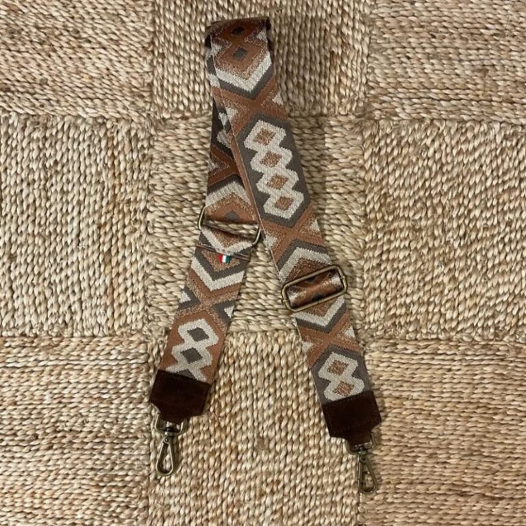 Bandoulière sac Aztèque Choco