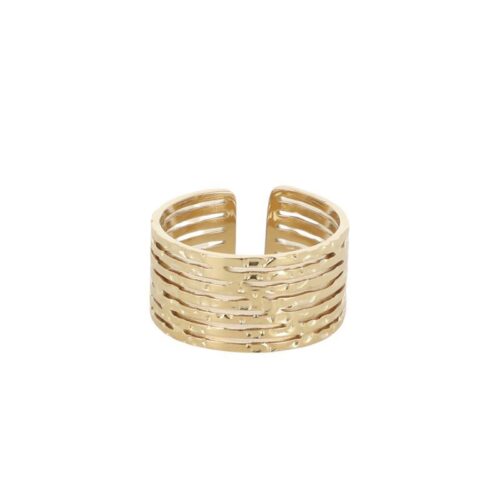 Bague Lali effet martelé