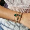 Bracelet Lloyd Agate Verte Bracelet Lloyd Agate Verte