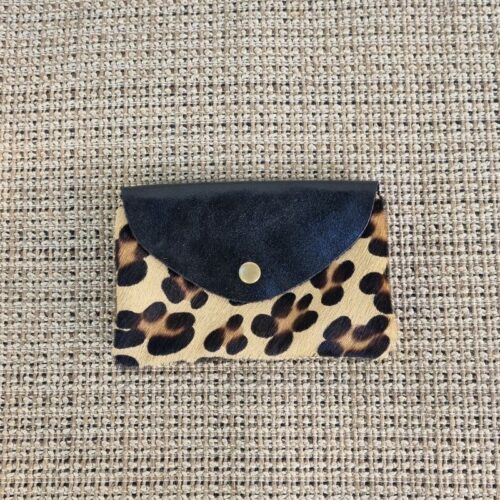Porte monnaie léopard