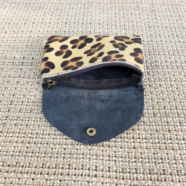 Porte monnaie léopard