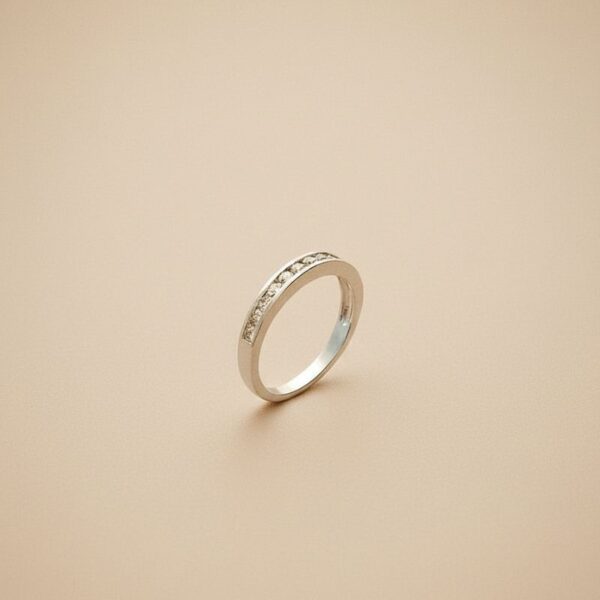 Bague argent 925 zirconium serti