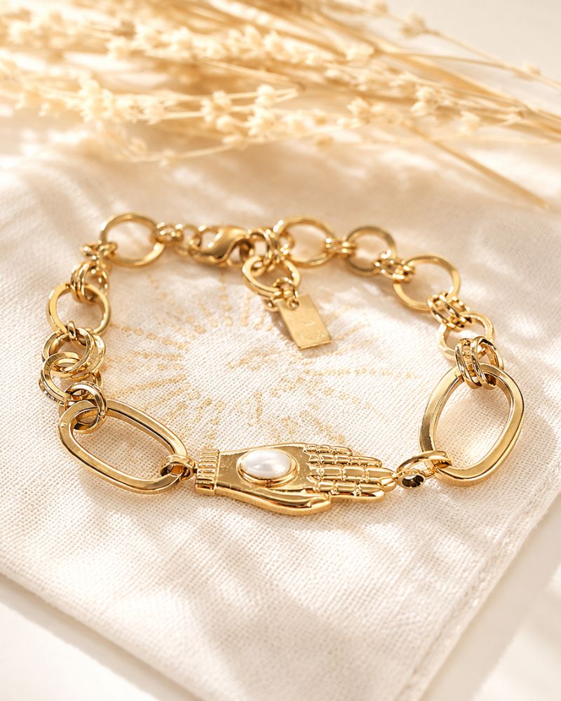 bracelet main nacre mile mila