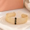 bracelet jonc ayden onyx bracelet jonc ayden onyx