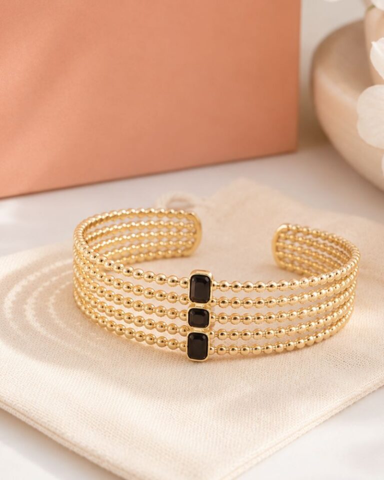 bracelet jonc ayden onyx bracelet jonc ayden onyx