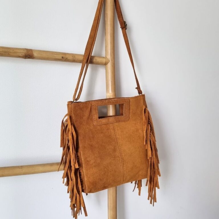 Sac Tessa daim camel