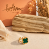 bague lloyd agate verte bague lloyd agate verte marque bohm paris