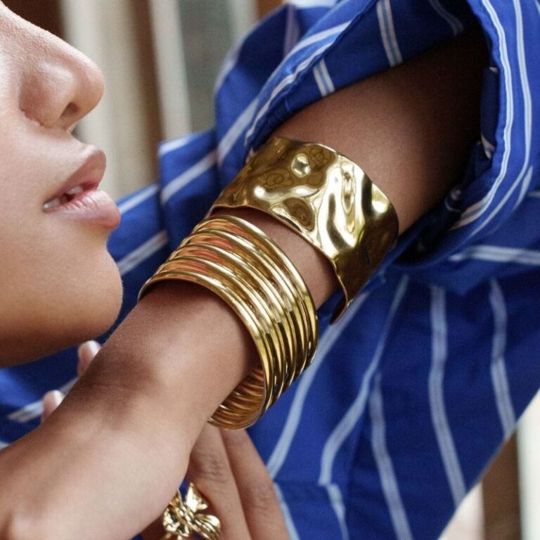 Bracelet manchette Léonia