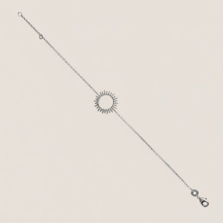 Bracelet argent Soleil