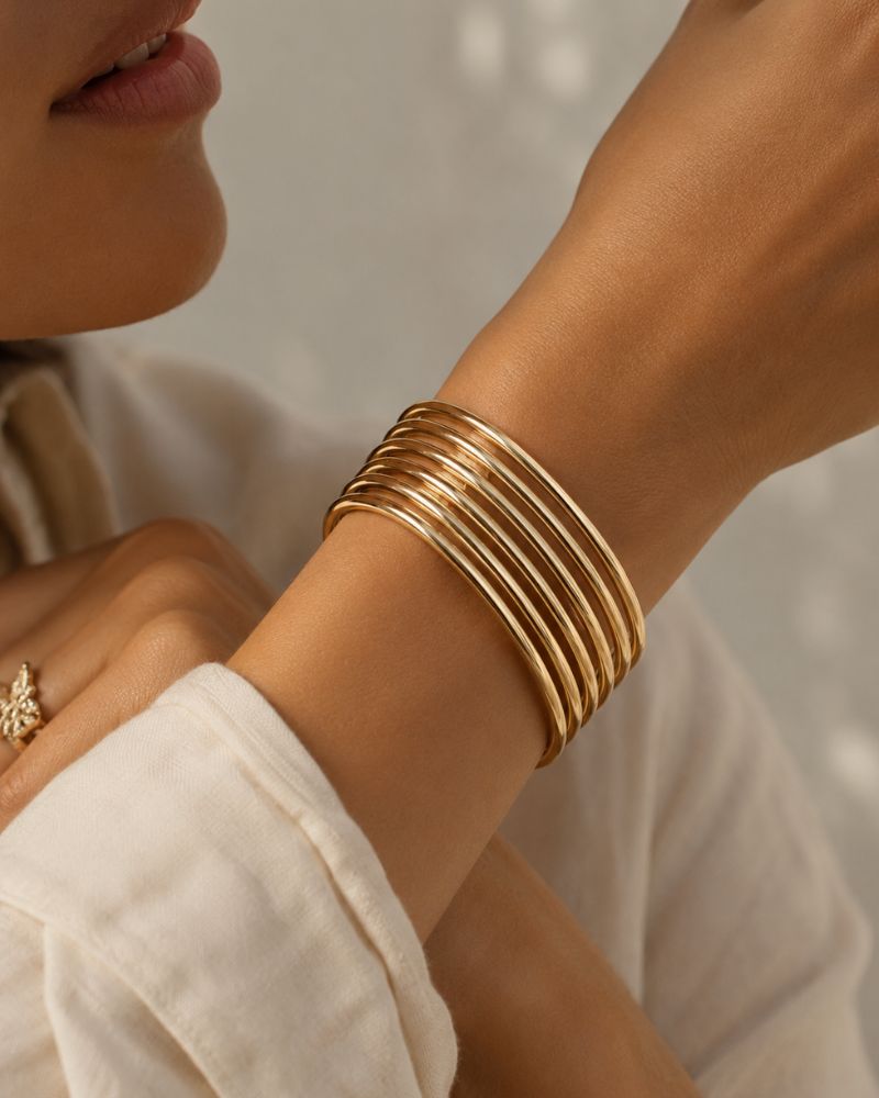 bracelet manchette léonia