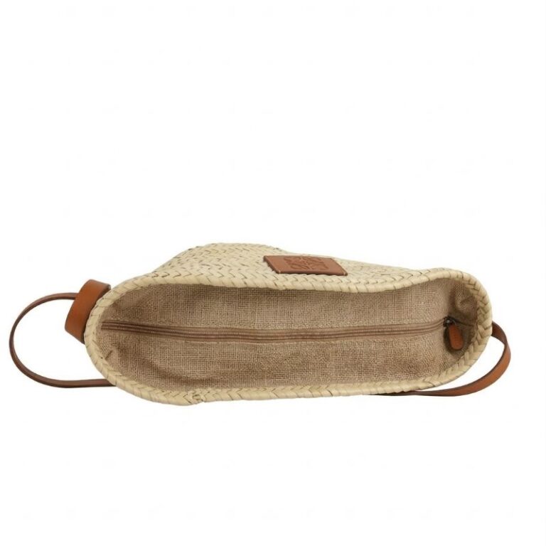Panier paille Mallorca camel