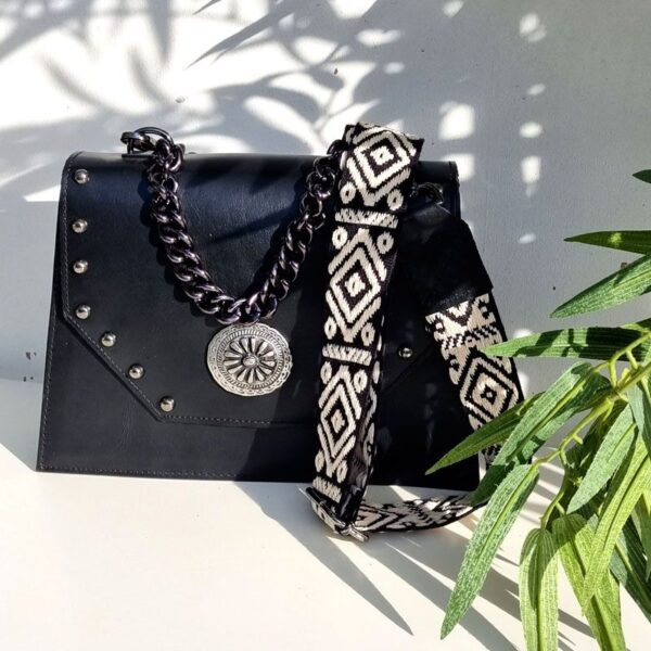 sac chiara cuir noir