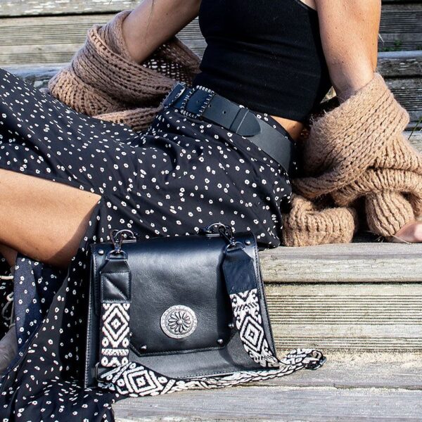 sac chiara cuir noir