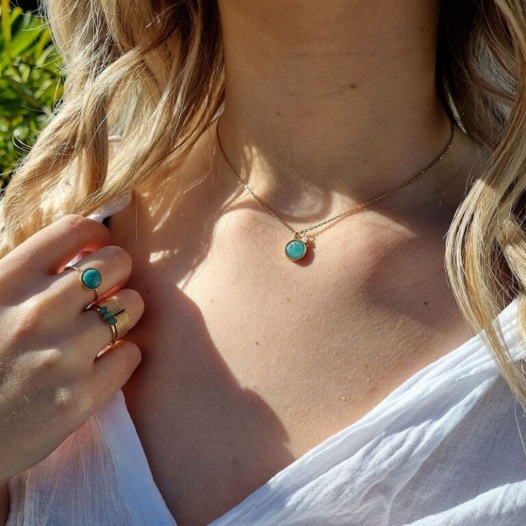 Bague EMLLO Amazonite