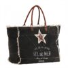 sac cabas de plage XL noir