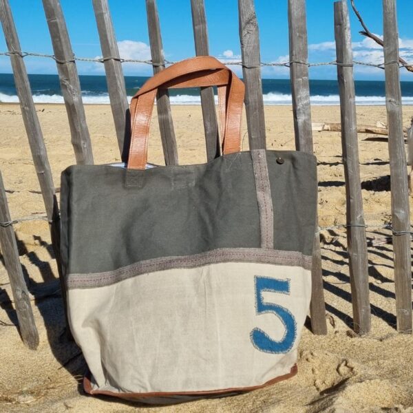 sac de plage toile recyclée
