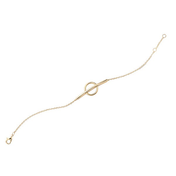 Bracelet plaqué or cercle
