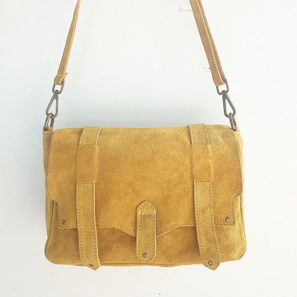 Sac Bandoulière Messenger Moutarde