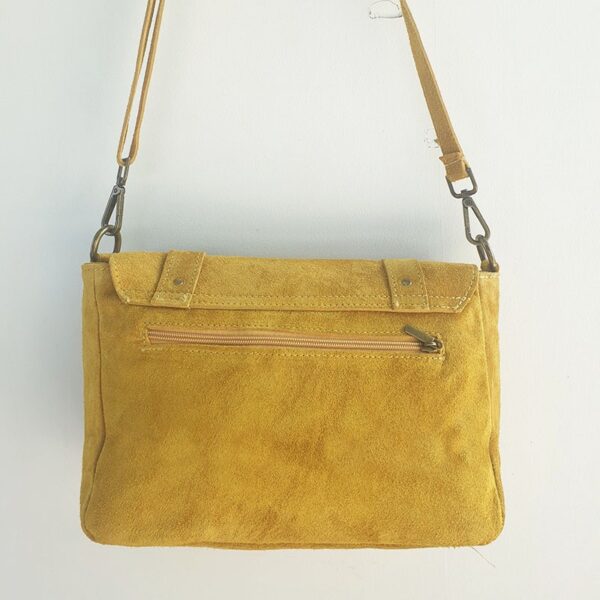 Sac Bandoulière Messenger Moutarde