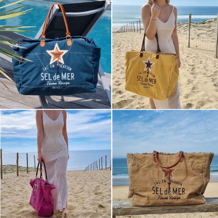 sacs de plage sel de mer