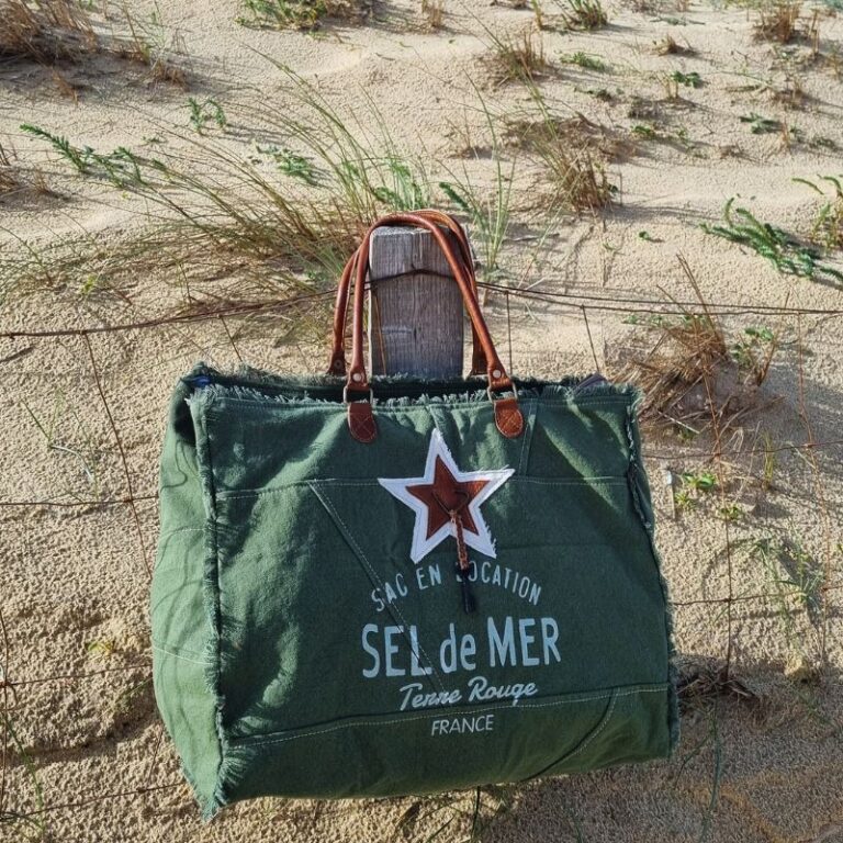 sac de plage XL vert cactus