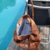 sac de plage sel de mer XL marron pecan