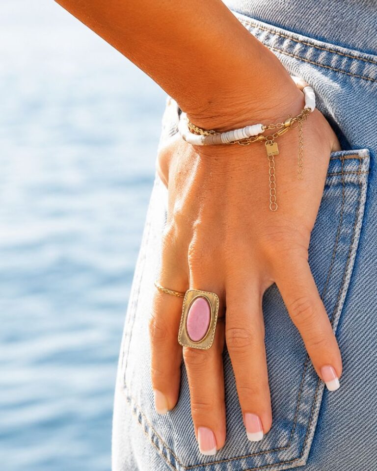 bague venata rhodonite bague venata rhodonite