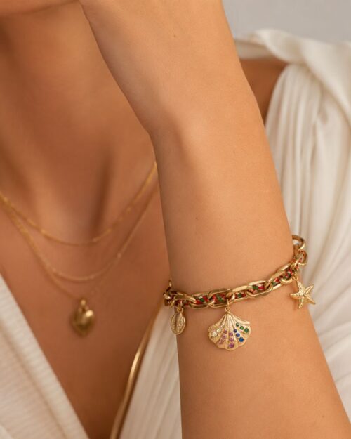 bracelet falia bracelet falia breloques coquillages bohm paris