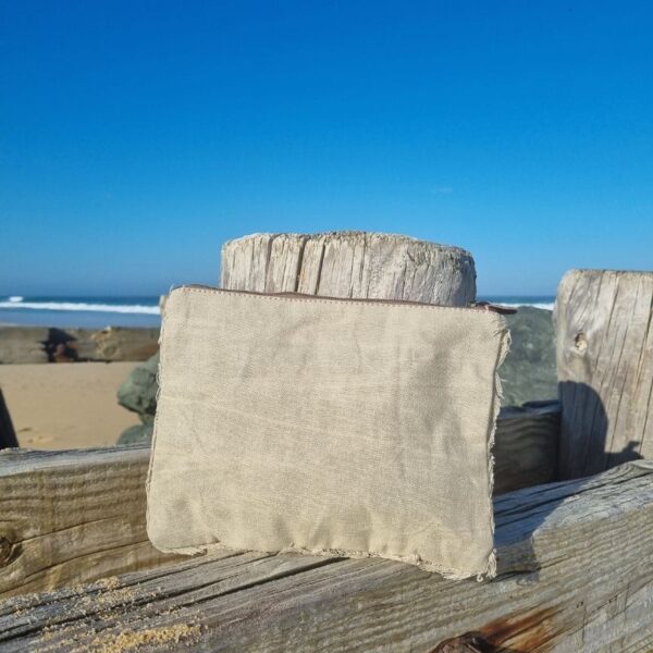 Pochette de plage Sel de Mer beige
