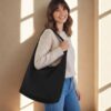 sac hobo daim noir