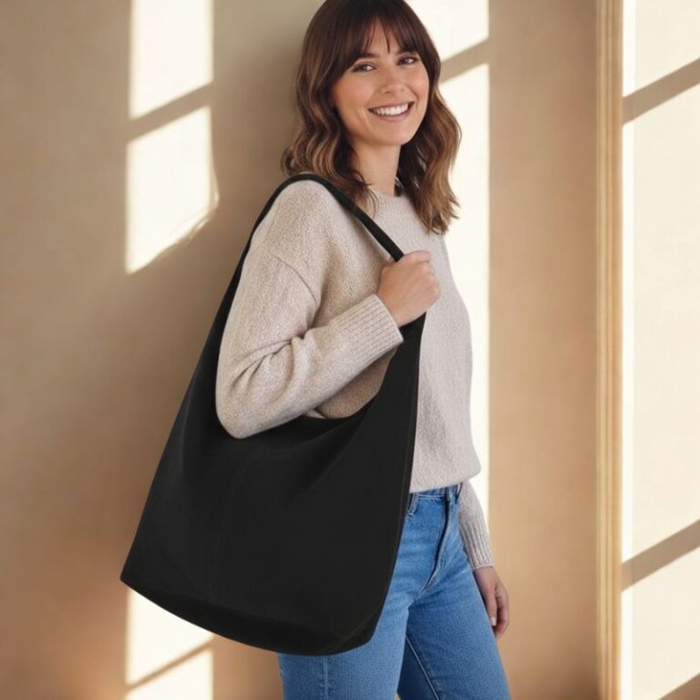 sac hobo daim noir