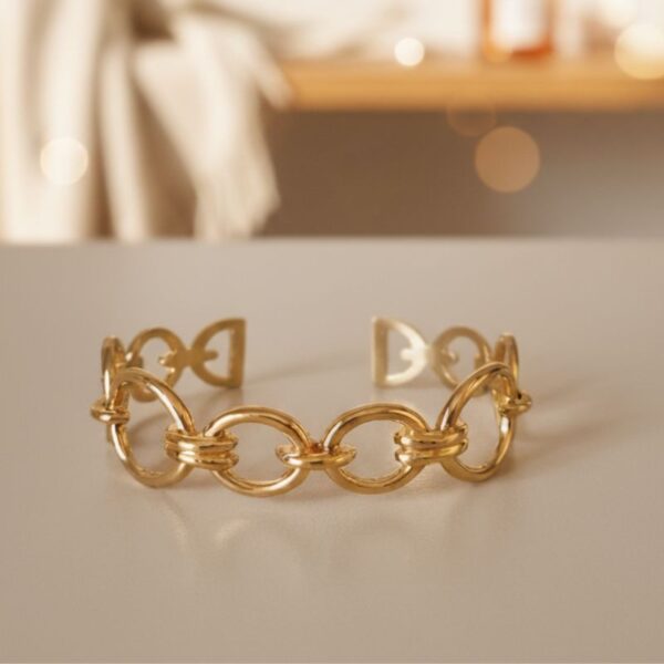 Jonc Or Maillon Chaine