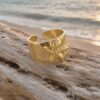 bague étoile de mer dorée bague étoile de mer dorée