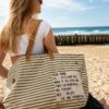 sac de plage oversize cargo sac de plage oversize cargo en toile recyclé sac vintage chic pour femme
