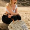 sac de plage oversize cargo sac de plage oversize cargo toile recyclée artisanalement zosha